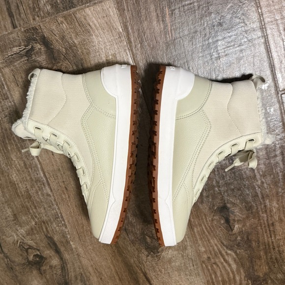 Vessi Cream Beige Women's Winter Rain Boots - Picture 7 of 12